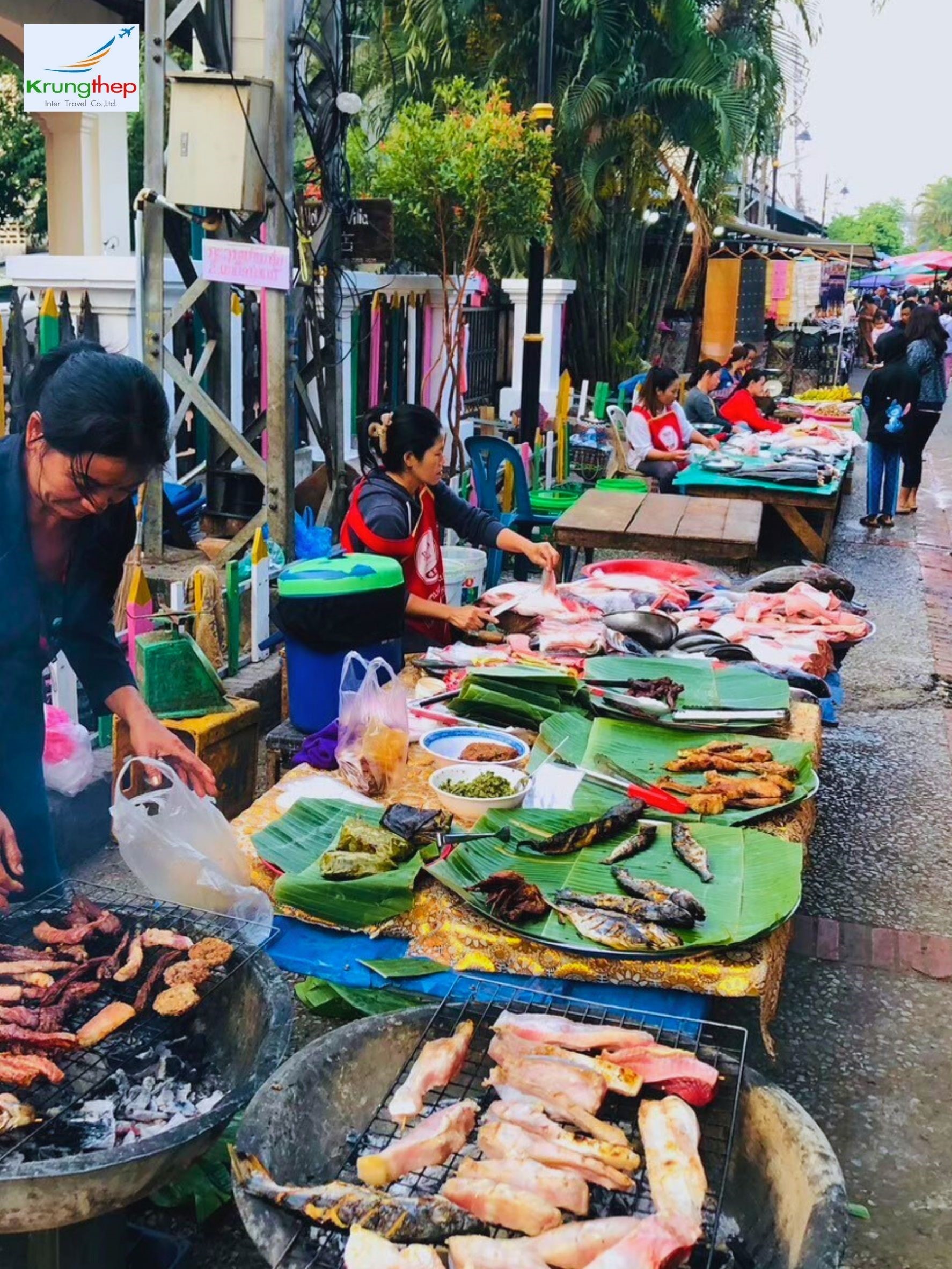 ตลาดเช้าหลวงพระบาง